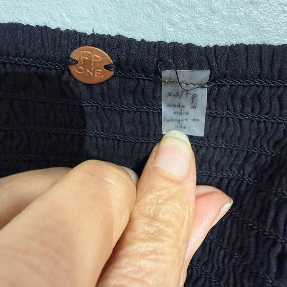 Free People Intimately Black Mariana Cotton Bralette Sz XS NWT - Picture 6 of 14
